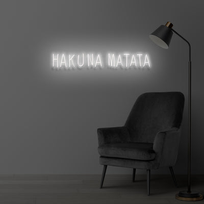 "HAKUNA MATATA" LED Neonschild