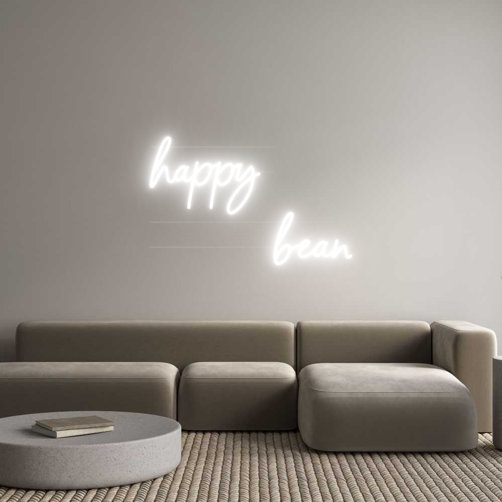 Custom Neon: happy 
     ...