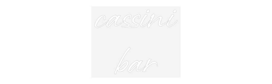 Custom Neon: cassini
bar