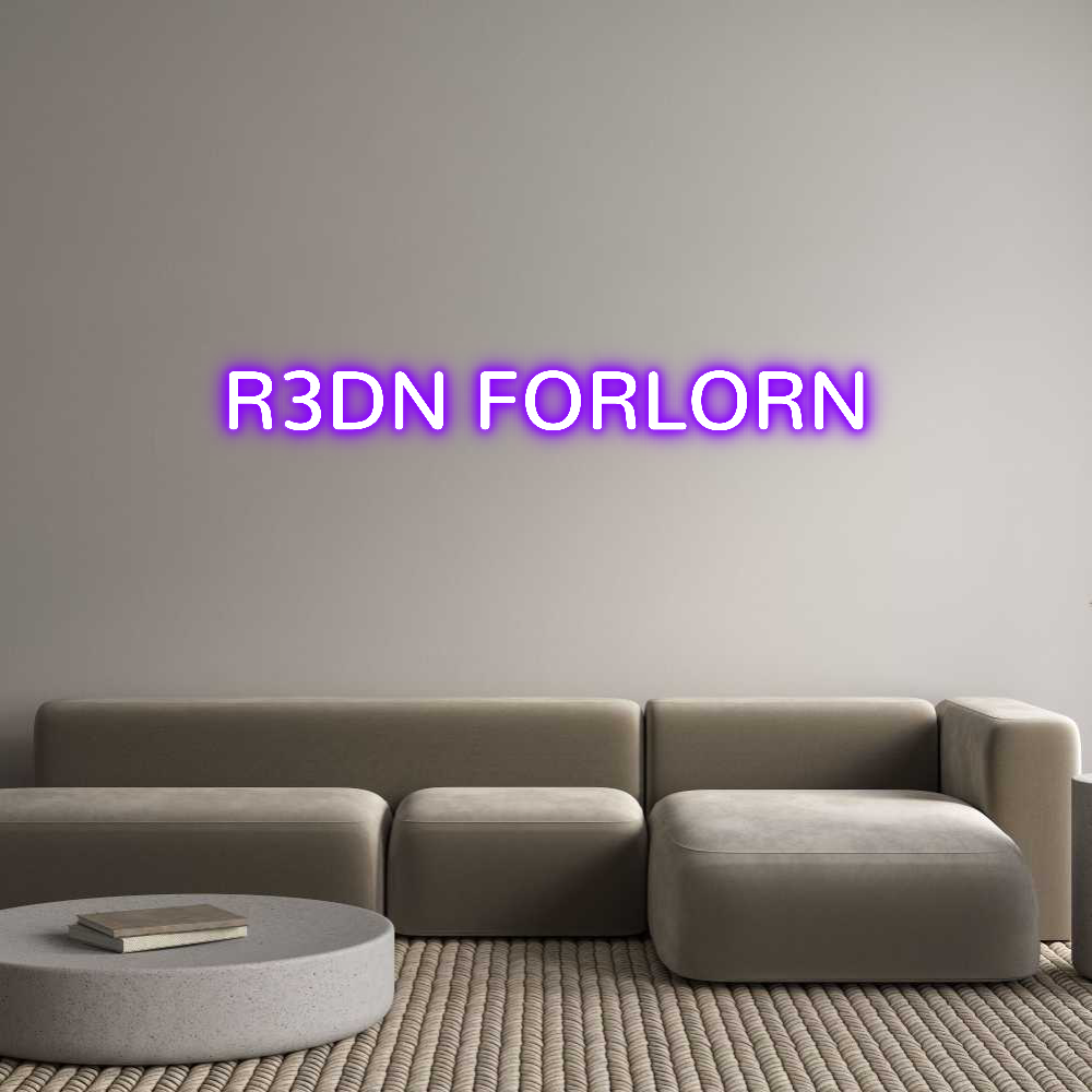 Custom Neon: R3DN FORLORN