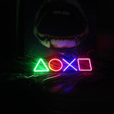 "Gaming Symbols" LED Neonschild