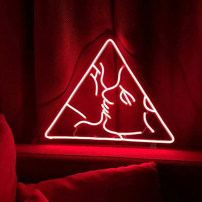 "Aesthetic Kiss" LED Neonschild