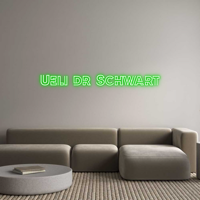 Custom Neon: Ueli dr Schwärt