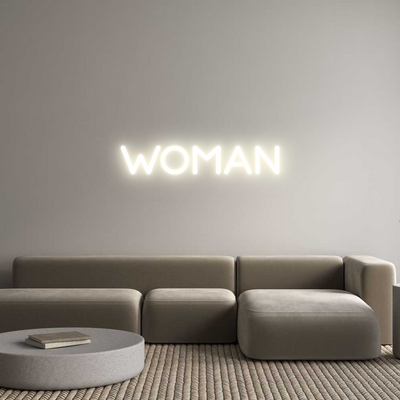 Custom Neon: WOMAN