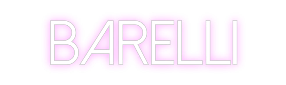 Custom Neon: Barelli