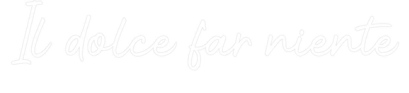 Custom Neon: Il dolce far ...