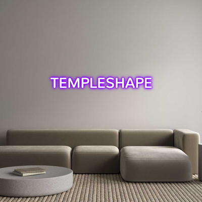 Custom Neon: TEMPLESHAPE