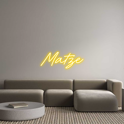 Custom Neon: Matze