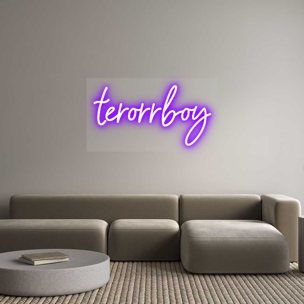 Custom Neon: terorrboy