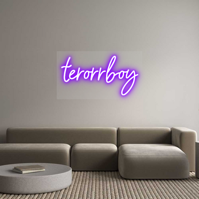 Custom Neon: terorrboy