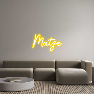 Custom Neon: Matze