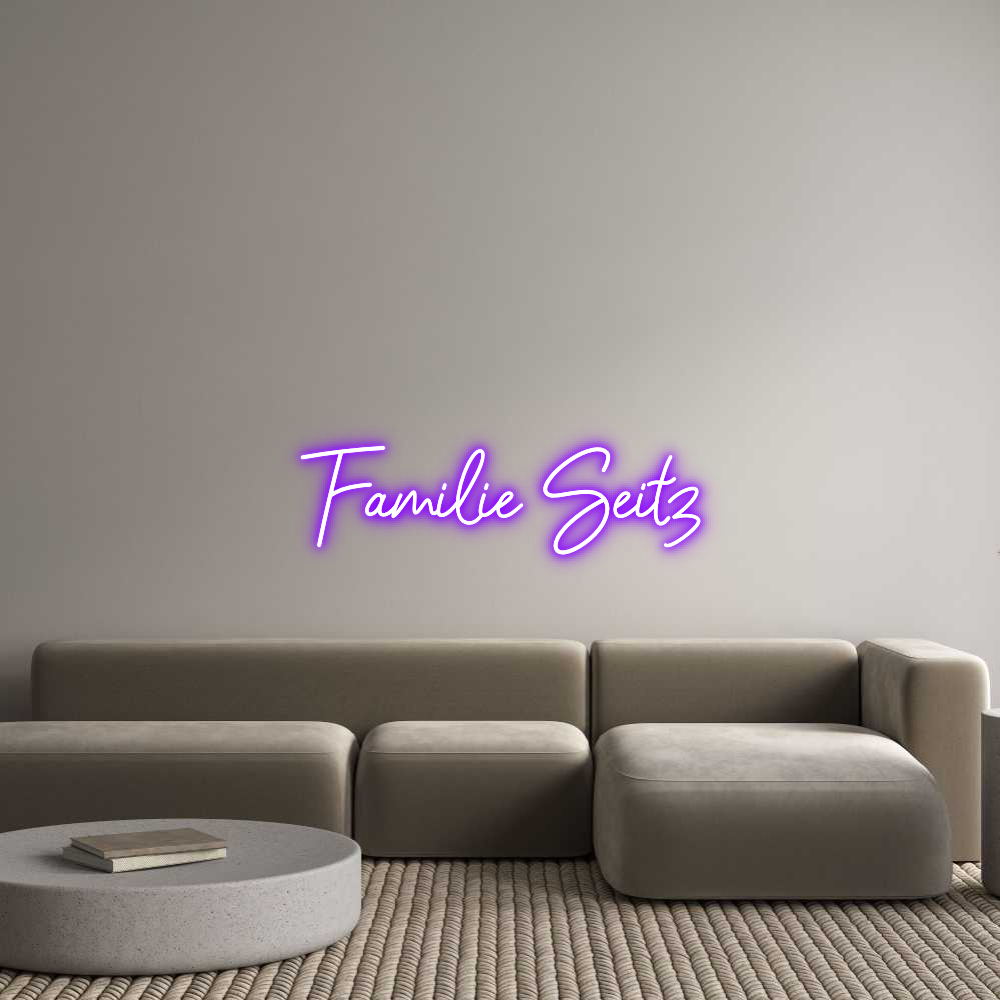 Custom Neon: Familie Seitz