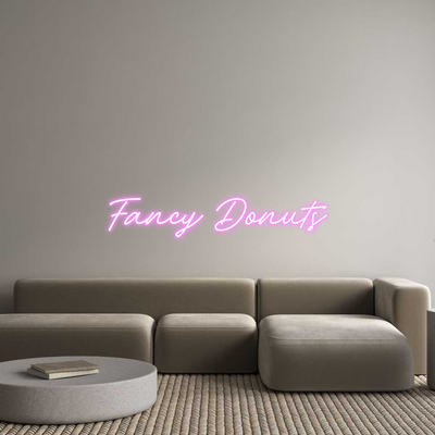 Custom Neon: Fancy Donuts