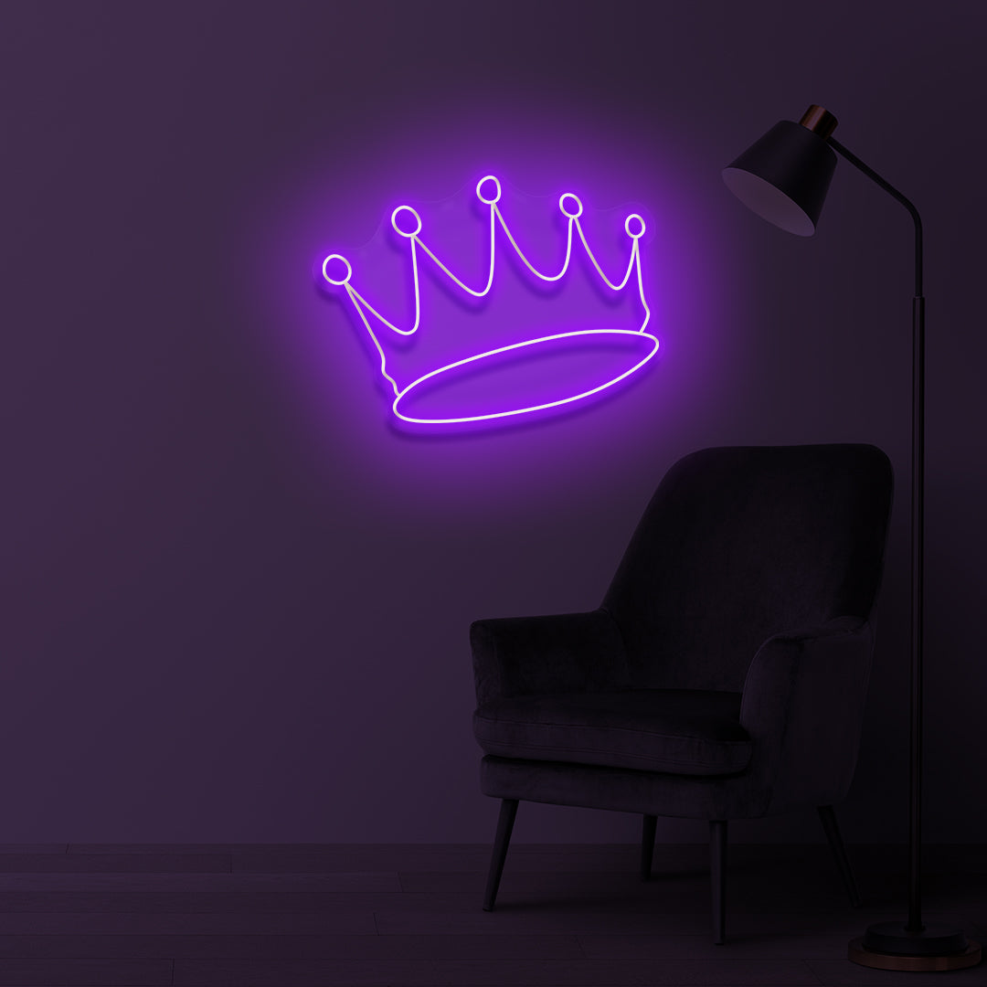 "Crown" LED neon sign