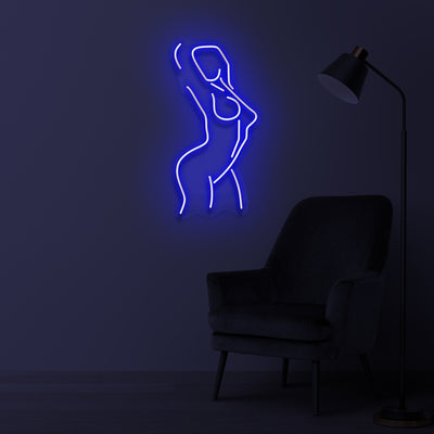 "FEMALE BODY" LED Neonschild