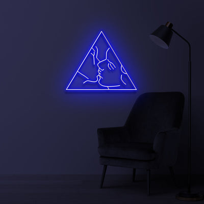 "Aesthetic Kiss" Led neon sign