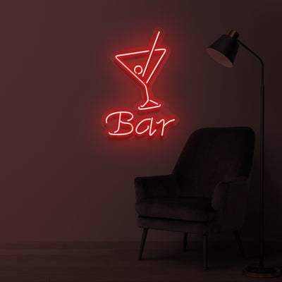 "Drink+bar" Led neon sign