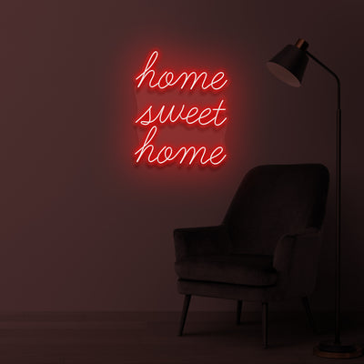 "HOME SWEET HOME" LED Neonschild