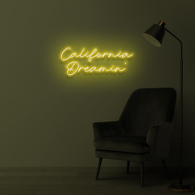 "California Dreamin '" Led neon sign
