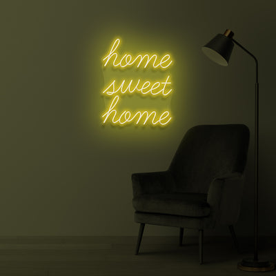 "HOME SWEET HOME" LED Neonschild