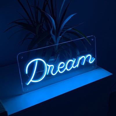 "Dream" Neonschild / Box