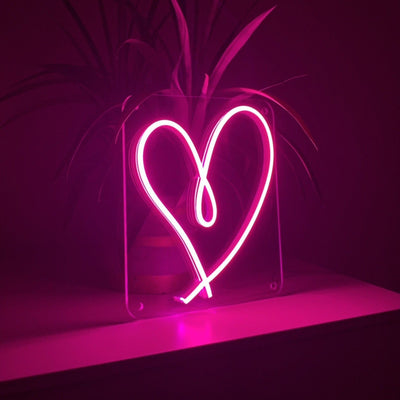 Sweet Heart neon sign / box