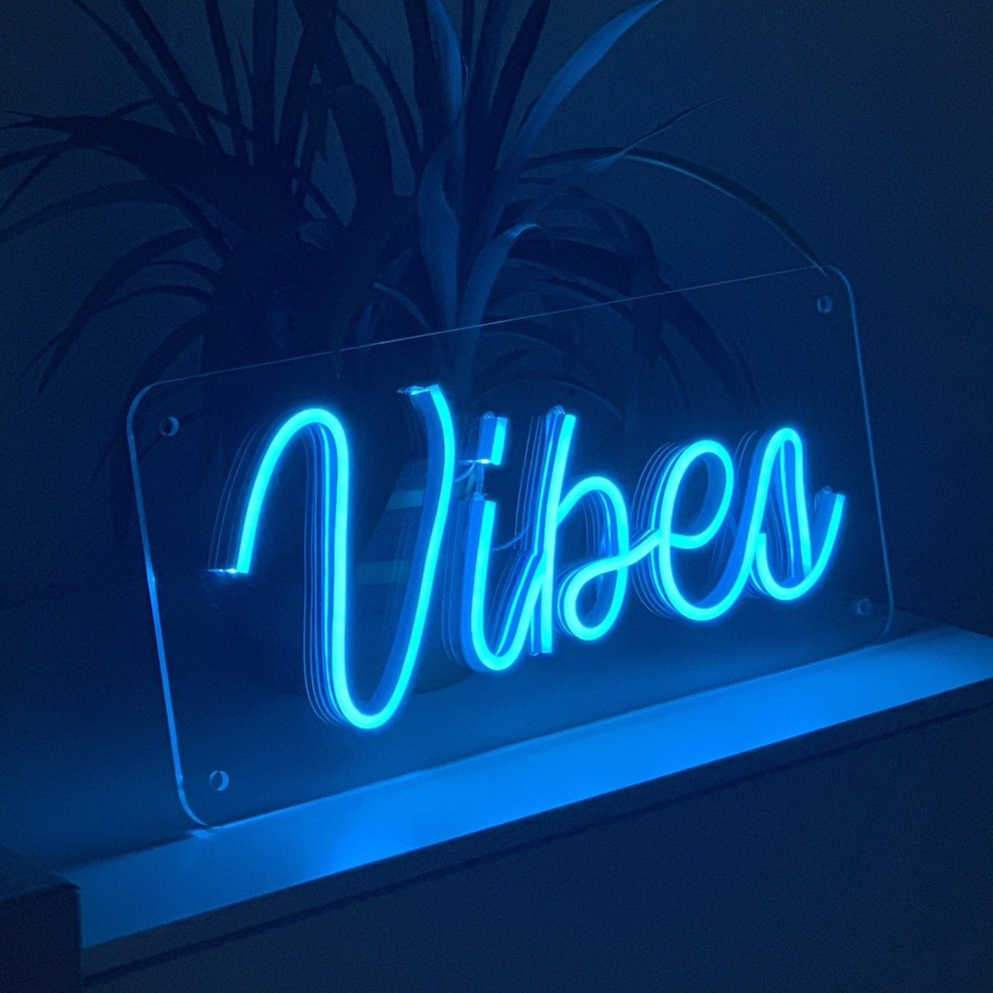 "Vibes" neon sign / box